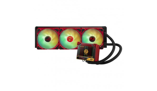 ASUS ROG RYUJIN III 360 ARGB EVA-02 EDITION Computer case All-in-one liquid cooler 12 cm Black, Red