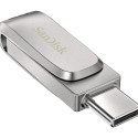 "STICK 256GB USB 3.1 SanDisk Ultra Dual Drive Luxe Type-C silver"