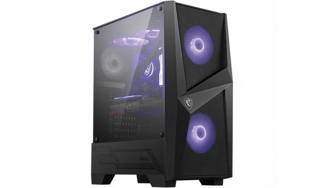 Case|MSI|MAG FORGE 100M|MidiTower|Not included|ATX|MicroATX|MiniITX|Colour Black|MAGFORGE100M
