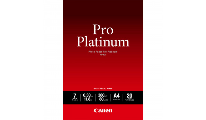 CANON PT-101 photo paper A4 20sh