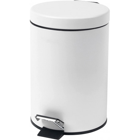 Beldray LA038098WHT2FPEU7 3 Litre Soft-Close Pedal Bin, White