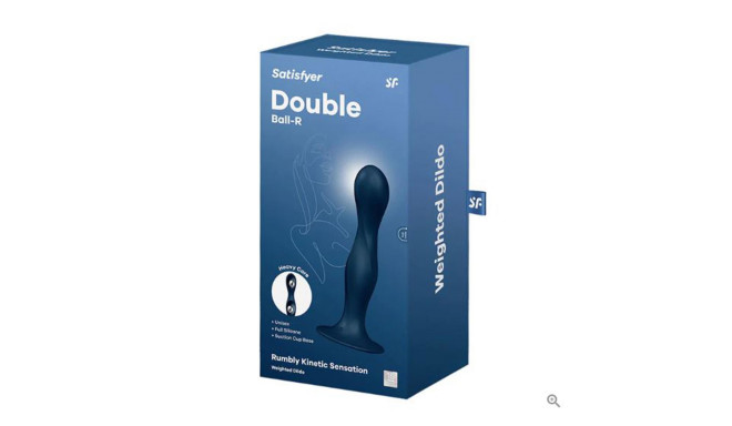 SATISFYER DOUBLE BALL-R RUMBLY KINETIC SENSATTION DILDO 1UN