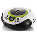 Portable stereo FM radio with CD player Lenco SCD38USBG