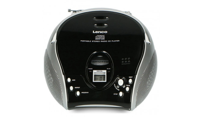 Portable stereo FM radio with CD player Lenco SCD24BS