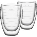 Borosilicate Glass Soft Drink Glasses Lamart LT9013 Vaso Set of 2 370 ml