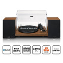 LENCO LS-480WD - RECORD PLAYER WITH BUILT-IN AMPLIFIER AND BLUETOOTH® PLUS 2 EXTERNAL SPEAKERS
