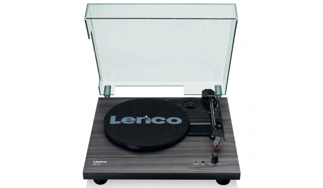 Turntable with built-in speakers Lenco, black