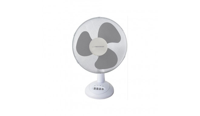 Desk cooling fan 12 inch Chincook Esperanza, white-gray