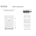 Kaetava uksega veinikülmik Dunavox DAUF-38.100DOP.TO