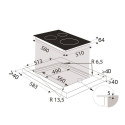Induction hob Brandt BPI6321X