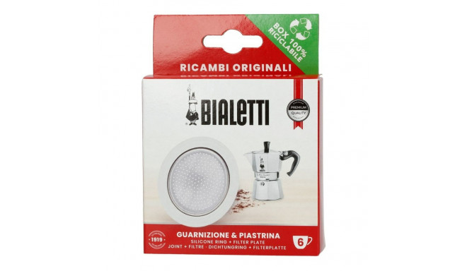 1 silicon gasket +1 filter 6 cups Bialetti