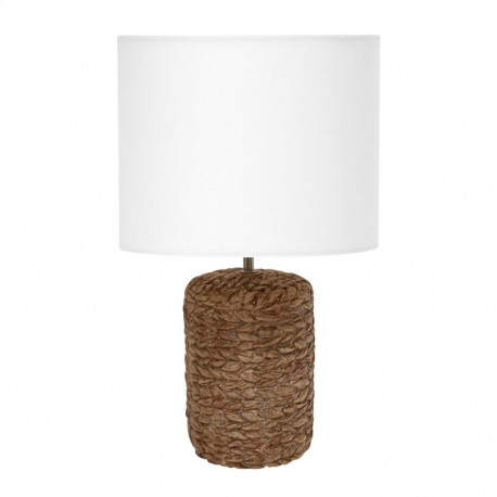 PLATINET TABLE LAMP WHITE SHADE ST. LUCIA [45754]