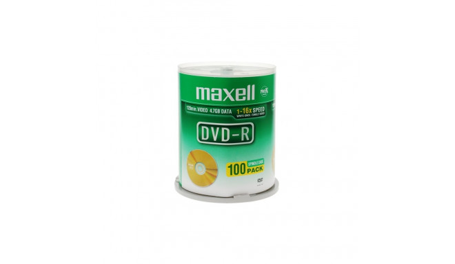 MAXELL DVD-R 4,7GB 16X CAKE*100 275611.30.TW