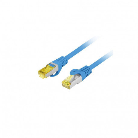 PATCHCORD CAT.6A S/FTP LSZH CU 0.5M BLUE FLUKE PASSED LANBERG