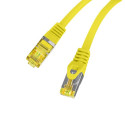 PATCHCORD CAT.6A S/FTP LSZH CU 1M YELLOW FLUKE PASSED LANBERG