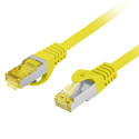 PATCHCORD CAT.6A S/FTP LSZH CU 1M YELLOW FLUKE PASSED LANBERG