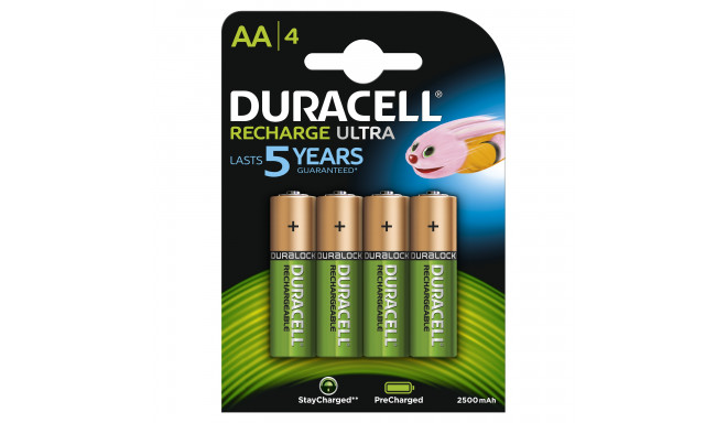 Duracell patareid Akumulator AA/LR6 2400/2500mAh 4tk