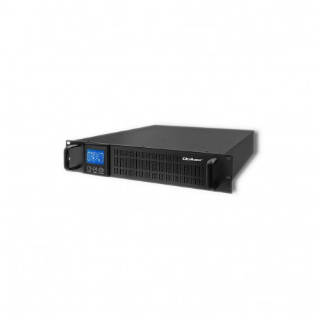 Qoltec 53945 katkematu toiteallikas UPS RACK | 1KVA | 800W | LCD