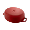 BALLARINI BELLAMONTE OVAL CAST IRON POT 75003-566-0 - 5.5 LTR RED