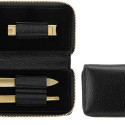 ZWILLING Twinox Gold Edition manicure set 97746-004-0 - black leather case 3 pieces - black