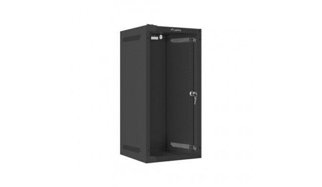 Lanberg WF10-2312-10B rack cabinet 12U Wall mounted rack Black