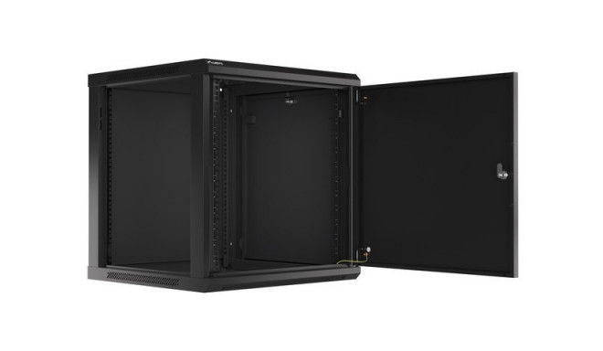 Lanberg WF01-6612-00B rack cabinet 12U Wall mounted rack Black