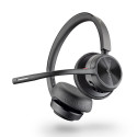 POLY VOYAGER 4320 UC Headset Wireless Head-band Office/Call center Bluetooth Black