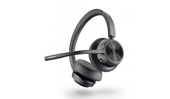 POLY VOYAGER 4320 UC Headset Wireless Head-band Office/Call center Bluetooth Black