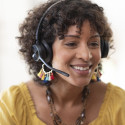 POLY VOYAGER 4320 UC Headset Wireless Head-band Office/Call center Bluetooth Black