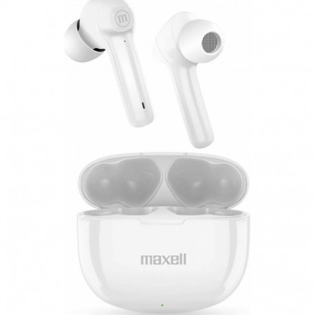 Maxell Dynamic+ juhtmevabad kõrvaklapid laadimiskarbiga Bluetooth valge