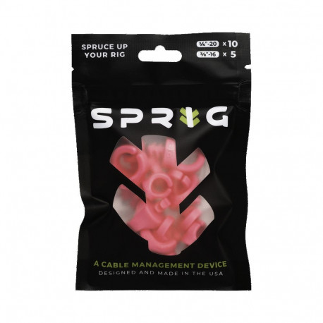 Sprig Pink Value pack 10x 1/4” Sprigs + 5x 3/8” Big Sprigs