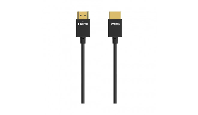 SmallRig 2957 HDMI Cable Data Cable (A to A) Ultra Slim 4K 55cm