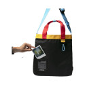 POLAROID RIPSTOP TOTE BLACK/MULTI