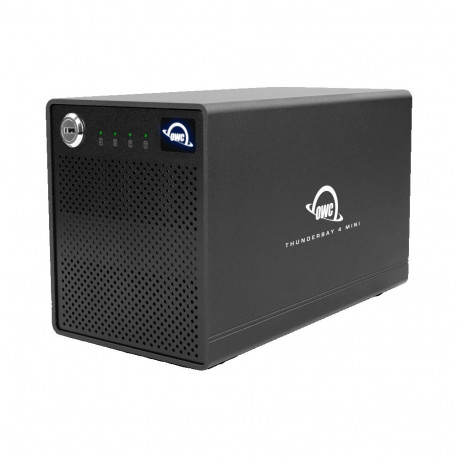 OWC SSD-salvestusseade ThunderBay 4 mini ProGrade 4 kettaga TB3 Mac/Win(2xTB3 Ports,w/Softraid RAID 