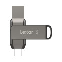 LEXAR JUMPDRIVE DUAL DRIVE D400 TYPE-C/TYPE-C & TYPE-A, UP TO 100MB/S READ (USB 3.1) 32GB