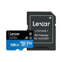 LEXAR MICROSD 633X MICROSDXC UHS-I/A1/U3/10 R95/W45MB (V30) 128GB