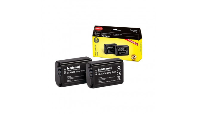 Hähnel Battery Sony HL-XW50 / NP-FW50 Twin Pack