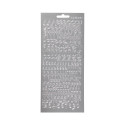 FOCUS STICKERS SILVER LETTERS DESIGN 1