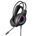 VARR GAMING RGB HEADPHONES 40MM SPEAKERS MIC USB 7.1 FOR PC AND PS5 BLACK [45551]
