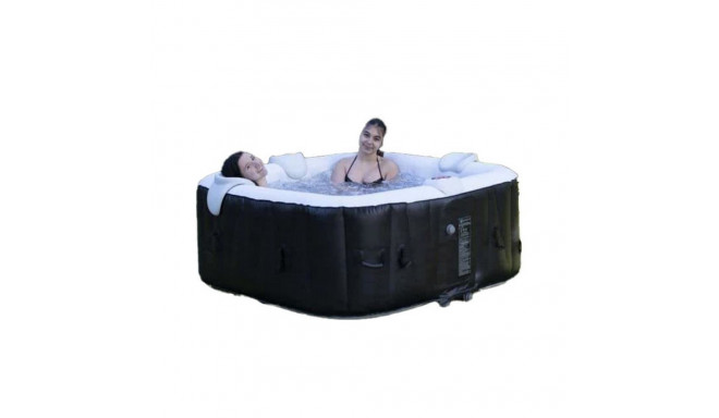 Inflatable Spa Sunspa Kandiline Must 6 inimesed (185 x 185 x 65 cm)