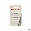 Eraser Set White (12 Units)