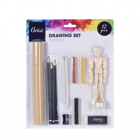 Joonistuskomplekt Artist (12 Pcs)