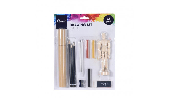 Joonistuskomplekt Artist (12 Pcs)