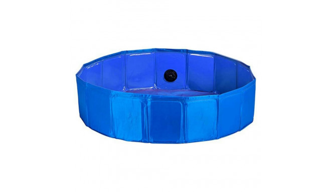 Baseins Noņemams Mājdzīvnieki Zils Poliesters Plastmasa (120 x 30 x 120 cm)
