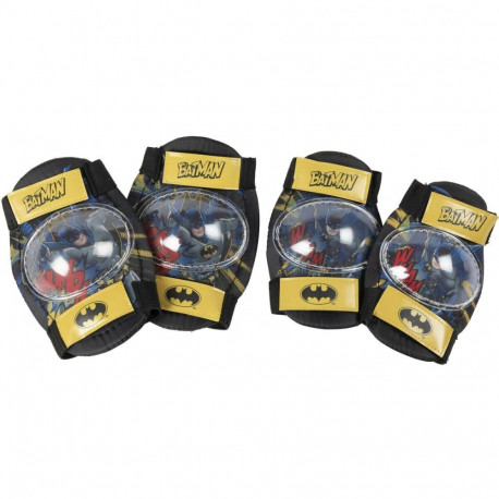 Elbow and Knee Pad Kit Batman CZ10957 Black/Yellow