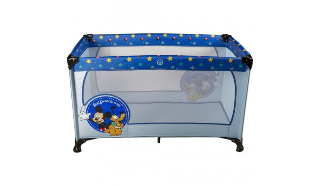 Ceļojuma bērnu gultiņa Mickey Mouse CZ10607 120 x 65 x 76 cm Zils