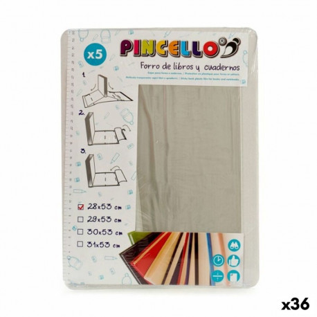 Adhesive Book Cover Pincello 1805001 Transparent