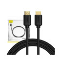 Baseus 2x HDMI 2.0 4K 60Hz Cable, 3D, HDR, 18Gbps, 2m (black)