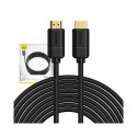 Baseus 2x HDMI 2.0 4K 30Hz Cable, 3D, HDR, 18Gbps, 8m (black)