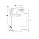 Integreeritav ahi Schlosser OE559DTF